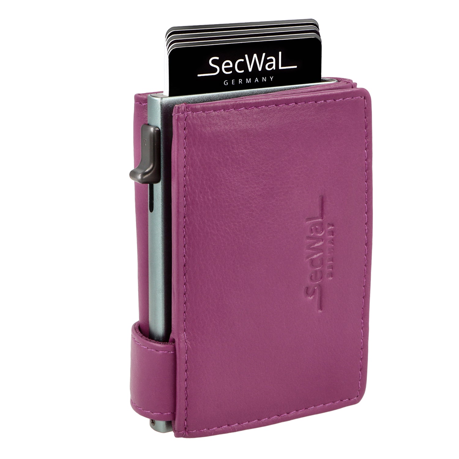 SecWal Kartenetui mit Münzfach XXL - pink